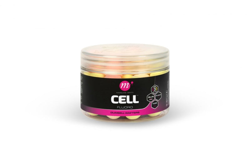 Cell - Fluoro Dumbell Wafters - 12 x 15mm - Gemischte Farben