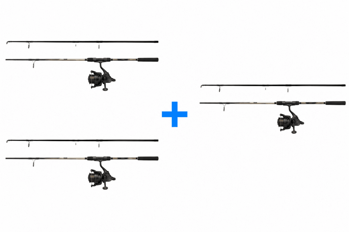Mitchell Catch Pro II Carp Combo - 10ft Rod + Reel - 2+1 gratis - KarperCentrale