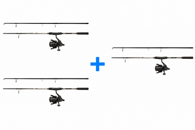 Mitchell Catch Pro II Carp Combo - 10ft Rod + Reel - 2+1 gratis - KarperCentrale