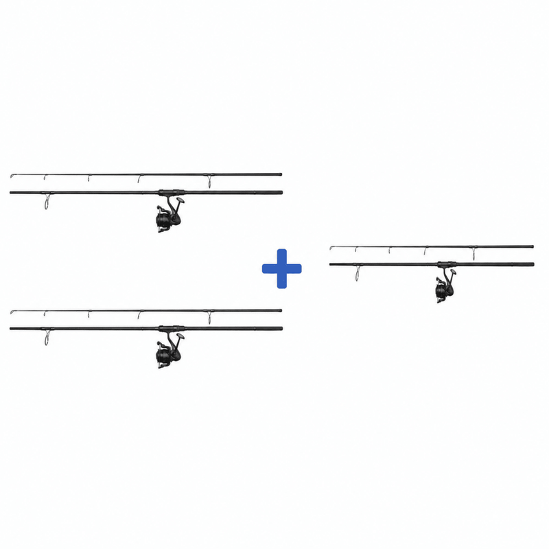 Charger Carp 10ft 3.00lb Rute + Rolle – 2+1 gratis