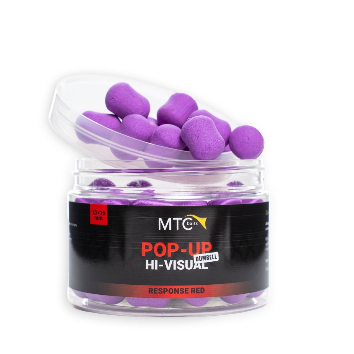 MTC Response Red - Pop Up Dumbell - Hi Visual - 10x15mm - KarperCentrale