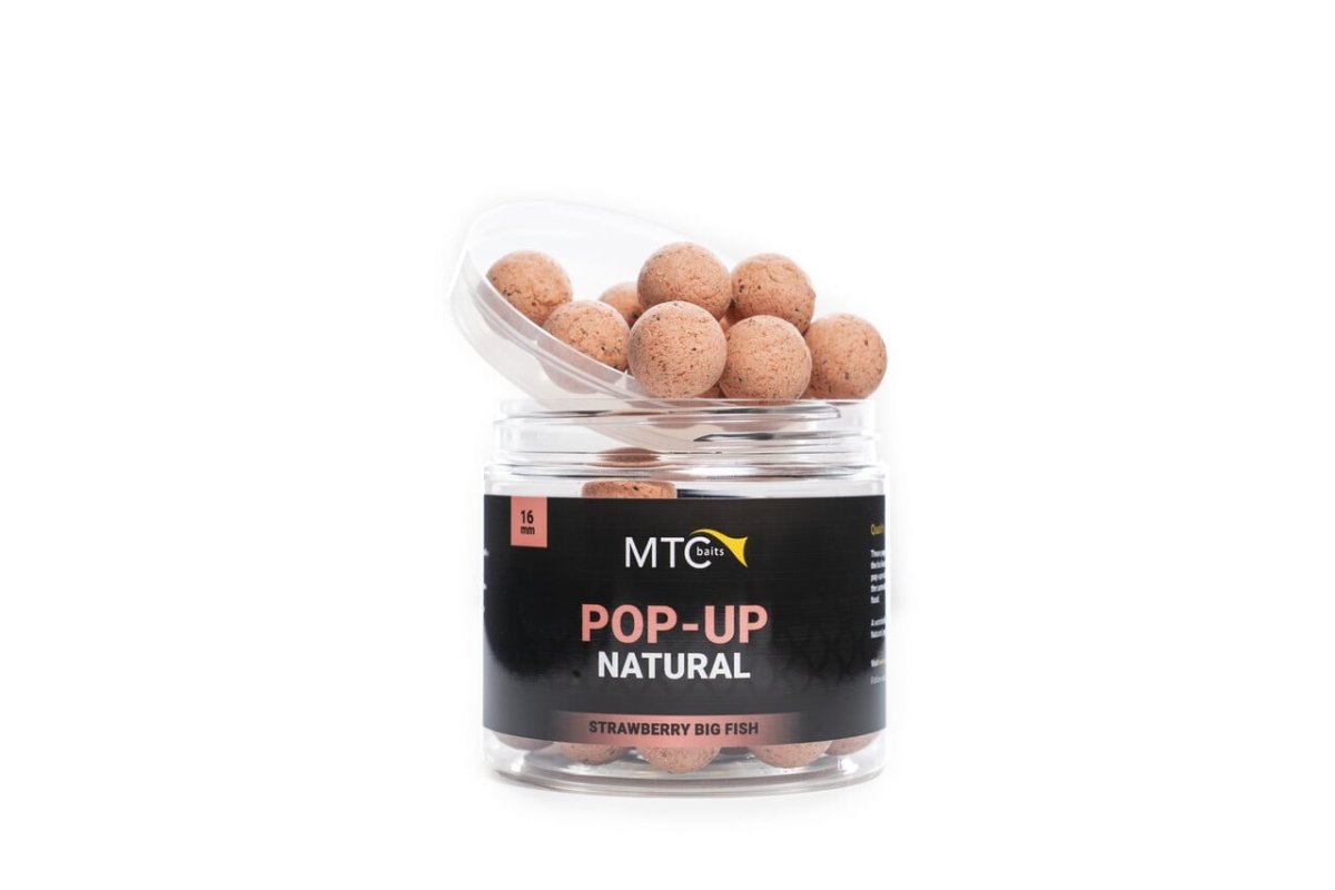 MTC Strawberry Big Fish - Pop Up - Natural - KarperCentrale