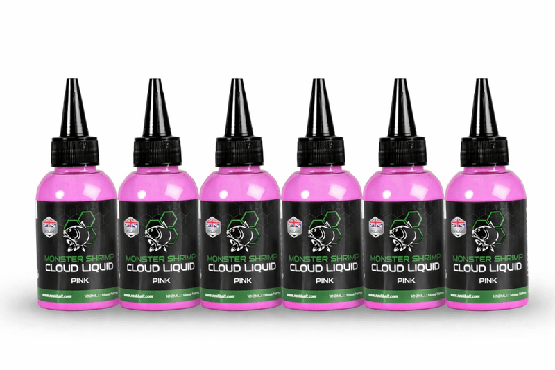 6x Monster Shrimp Cloud Liquid - Pink - 100ml