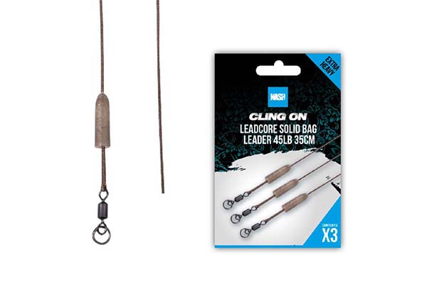 Fertig gebundene Leadcore-Vorfach - Solide Tasche