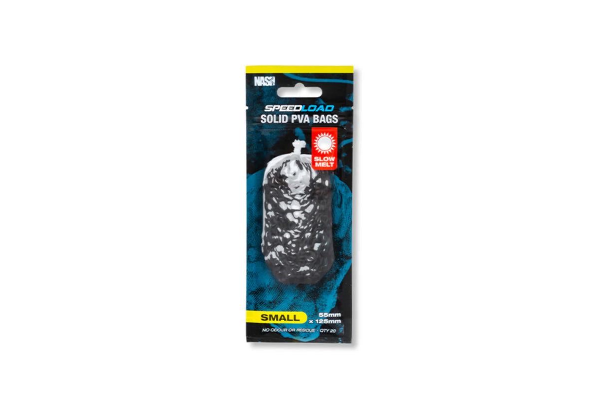 Nash Tackle Speedload Solid - PVA Bags - Slow melt - KarperCentrale