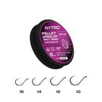 NTO-B2 Widerhakenloses Pellet Waggler Rig - 61cm - Latex Köderband