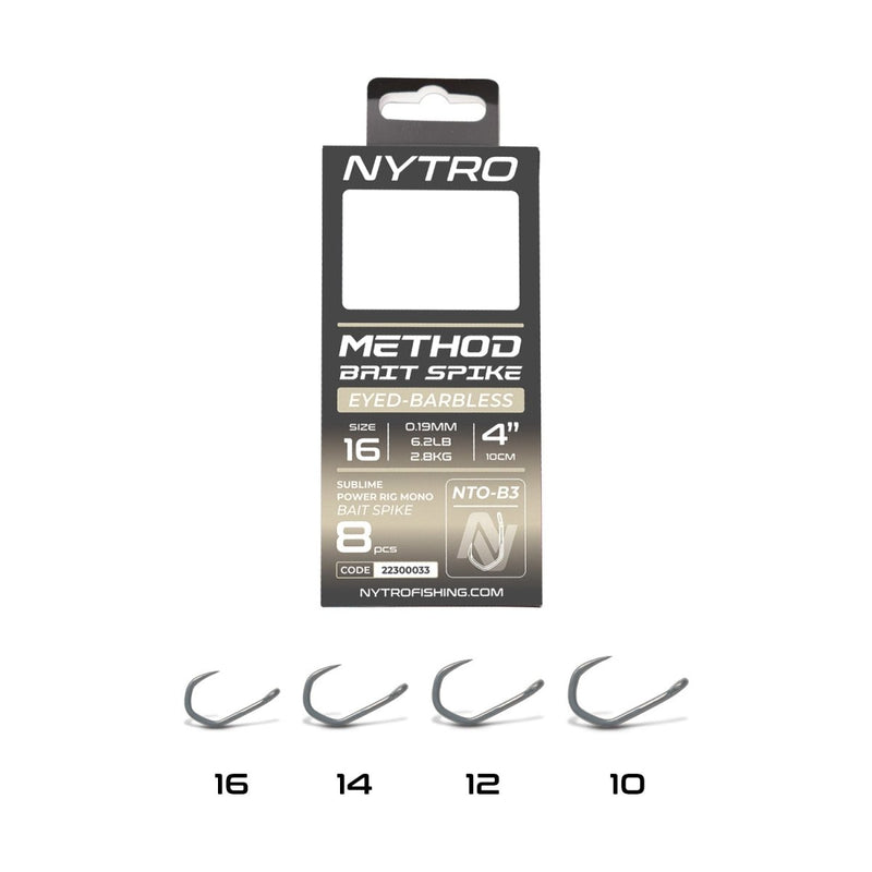 NTO-B3 Widerhakenloses Method Bait Spike Rig - 10cm