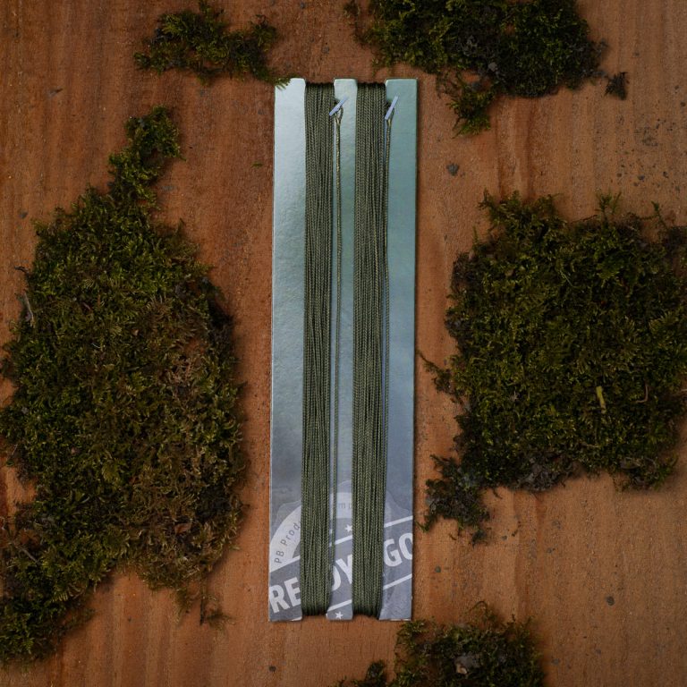 R2G Hohler Kevlar-Schlaufe Vorfach 10 Meter 2 Stück Weed