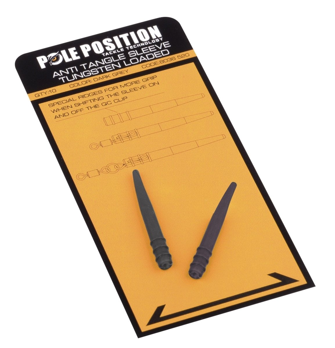 Pole Position Tungsten Anti Tangle Sleeves - 30mm - 10pcs - KarperCentrale