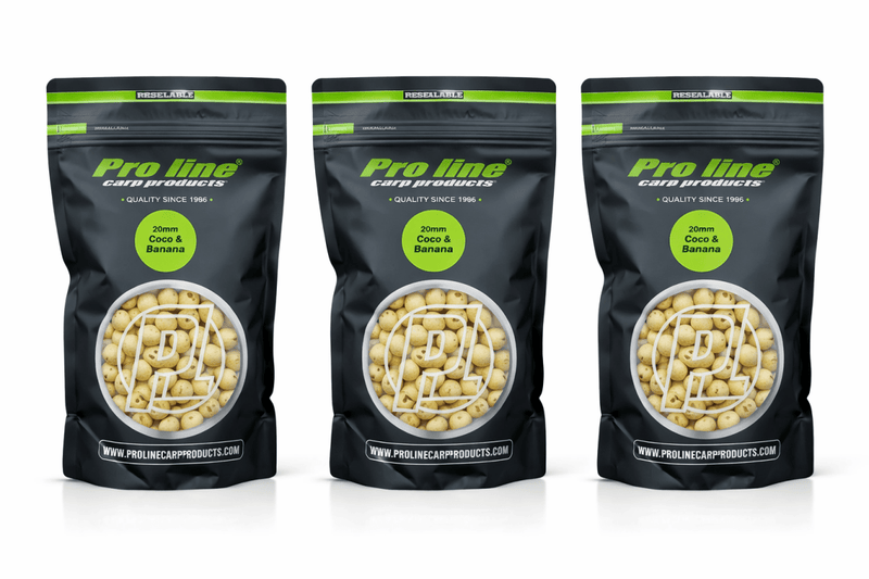 15kg Coco Banana Boilies - Großpackung