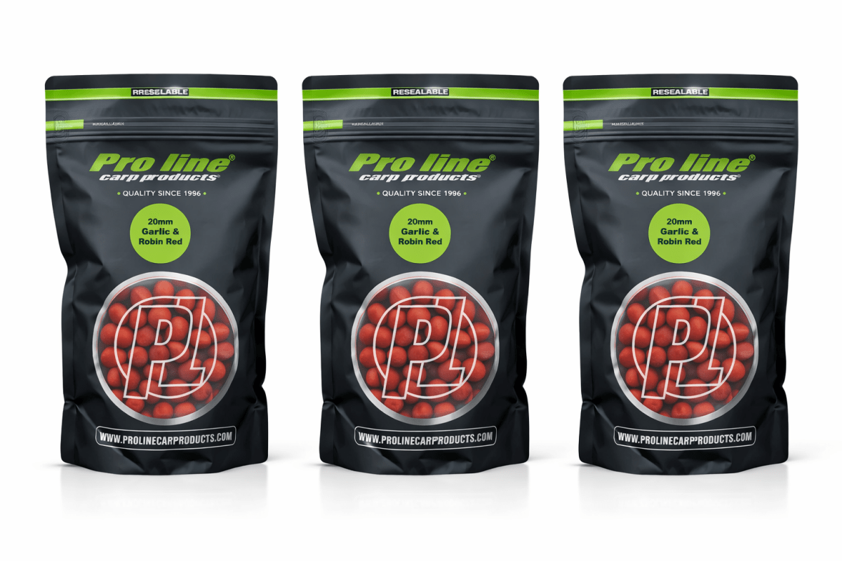 Proline 15kg Garlic Robin Red Boilies - Bulk Deal - KarperCentrale
