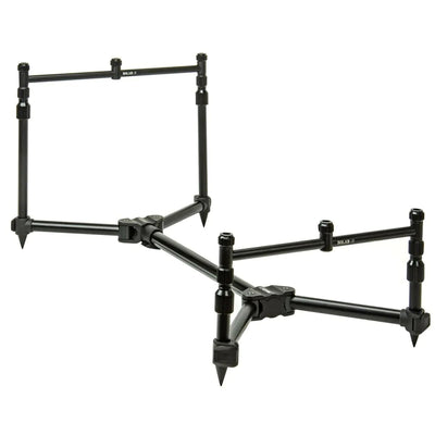 Solar Tackle A1 - Ground Pod - 3 - Rods - Aluminium - 2x 6'' + 2x 9'' Legs - KarperCentrale