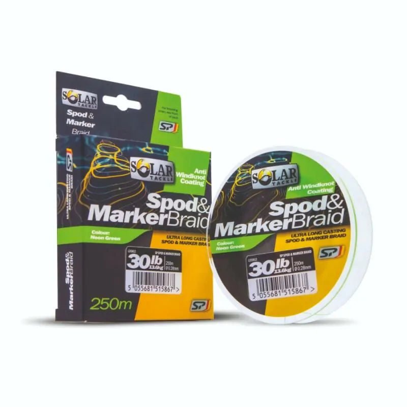 Solar Tackle SP Spod & Marker Braid - 30lb - 0.28mm - 250m - KarperCentrale