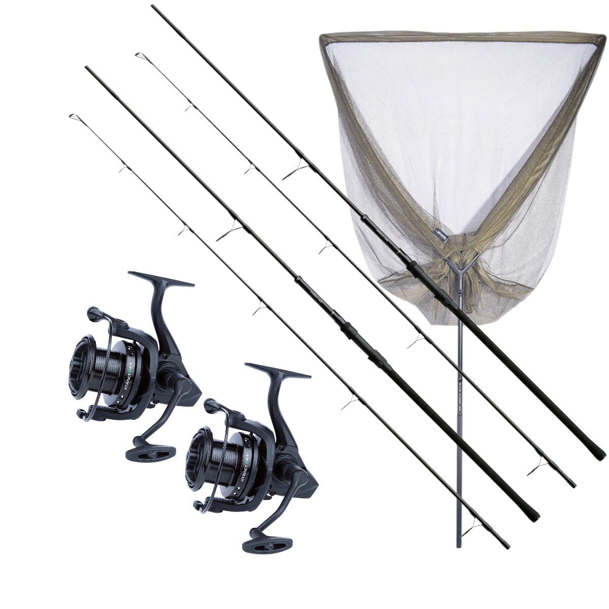Sonik Sports Xtractor+ - 2 Hengel - Carp Kit - 10FT - 3.50B - KarperCentrale