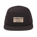 5-Panel Schwarze Kappe
